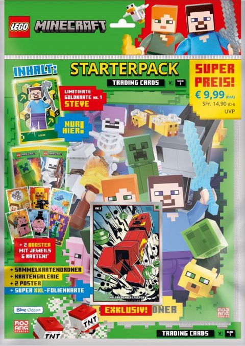 Zestaw LEGO Minecraft Trading Cards Series 1 - Starterpack (German Version) (Gear)