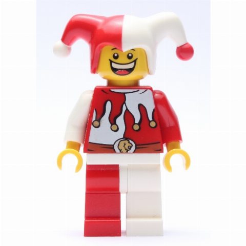 Minifigurka Jester, Red and White