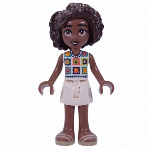Minifigurka Aliya - White Shirt, White Shorts