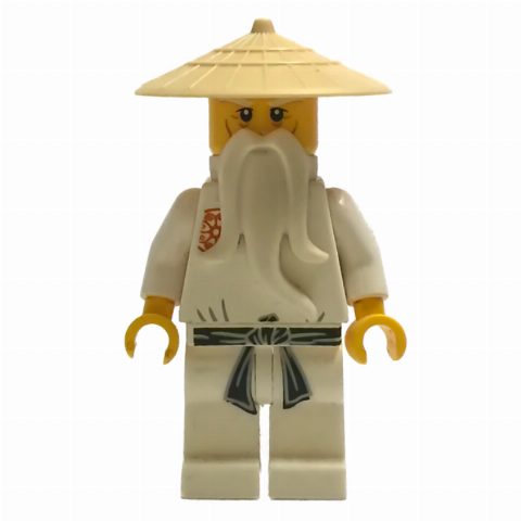 Minifigurka Master Wu in White Robes (The Golden Weapons)