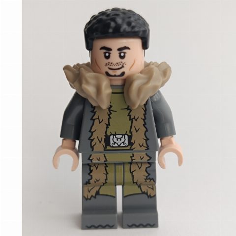 Minifigurka Viktor Krum, Dark Bluish Gray Outfit, Hair