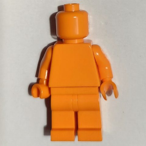 Minifigurka Monochrome Figure - Orange