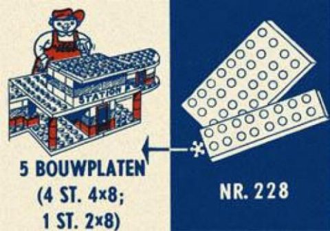 Zestaw LEGO® 4 x 8 & 2 x 8 Plates (System)