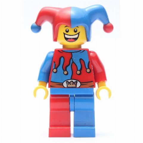 Minifigurka Jester, Red and Blue