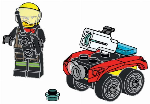 Zestaw LEGO Firefighter (City)