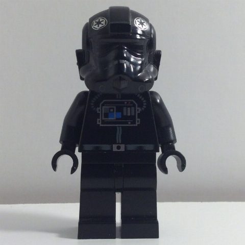 Minifigurka TIE Pilot, Plain Legs, Plain Black Head (87556 Helmet)
