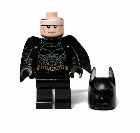 Minifigurka Batman, Black Suit, Black Cape and Cowl, Copper Utility Belt (37157 Cape)(Dark Knight Trilogy)