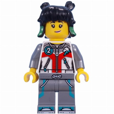 Minifigurka Mei, White and Flat Silver Suit