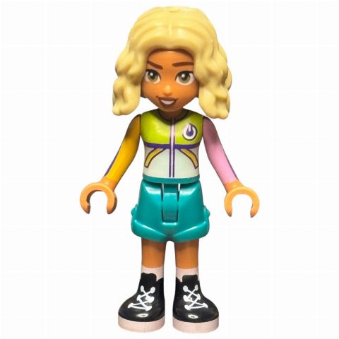 Minifigurka Nova, Lime Jacket, Dark Turquoise Shorts