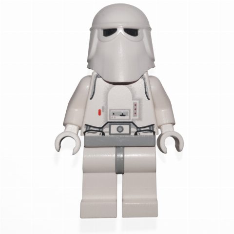 Minifigurka Snowtrooper, Light Bluish Gray Hips, Plain Black Head, White Hands