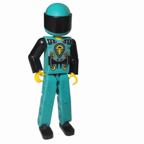 Minifigurka Dark Turquoise Cyber Strikers Driver