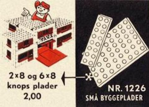 Zestaw LEGO® 6 x 8 & 2 x 8 Plates (System)