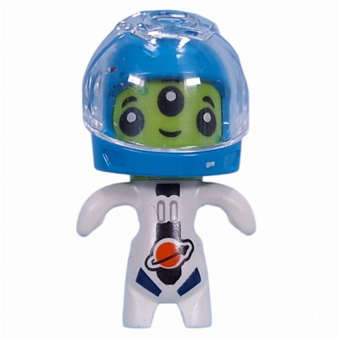 Minifigurka Alien, Lime, Space Suit