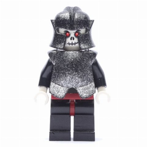 Minifigurka Skeleton Warrior Grimhelma, Speckle Black-Silver Armor and Helmet