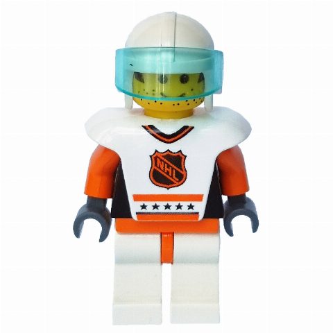 Minifigurka Hockey Player White Vest #4