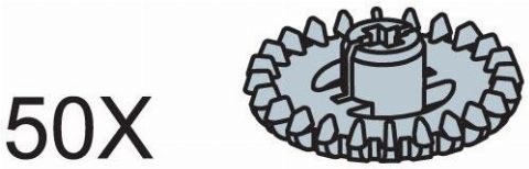 Zestaw LEGO® 24-Tooth Crown Gears (Educational and Dacta)