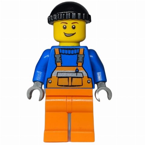 Minifigurka Worker with Black Hat (Docks)