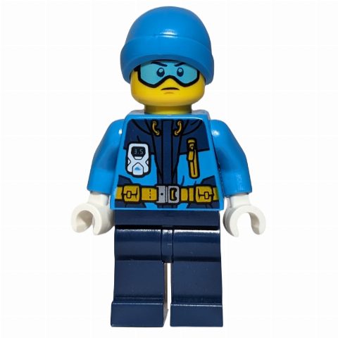 Minifigurka Arctic Explorer, Beanie Hat, Printed Goggles