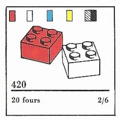 Zestaw LEGO® 2 x 2 Bricks (The Building Toy) (System)
