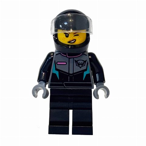 Minifigurka Pilot, Black Suit, Helmet