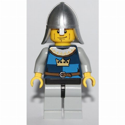 Minifigurka Knight, Dark Blue, Helmet, Cheek Lines