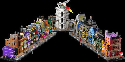 Zestaw LEGO Diagon Alley Wizarding Shops (Harry Potter)