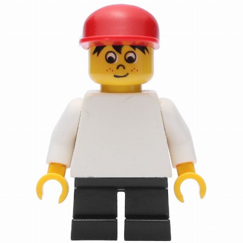 Minifigurka Timmy, Short Black Legs, Red Cap