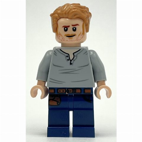 Minifigurka Owen Grady in Light Bluish Gray Shirt