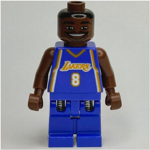 Minifigurka Kobe Bryant, Los Angeles Lakers #8, Violet