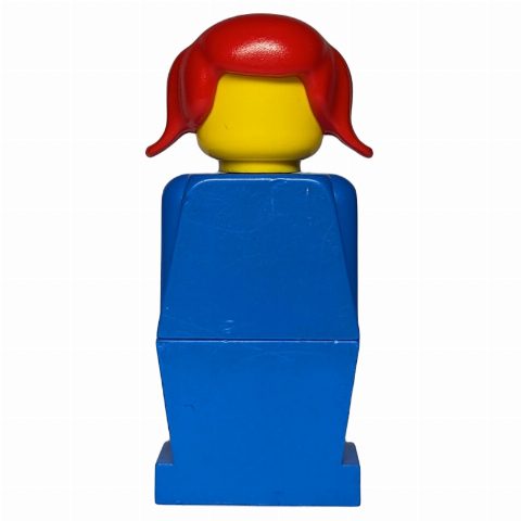 Minifigurka LEGOLAND Female Blue, Red Hair