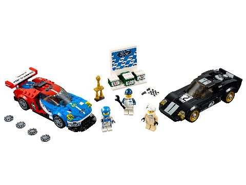 Zestaw LEGO® 2016 Ford GT & 1966 Ford GT40 (Speed Champions)