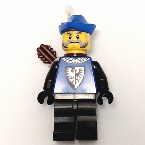 Minifigurka Mountain Fortress Black Falcon Archer - Male