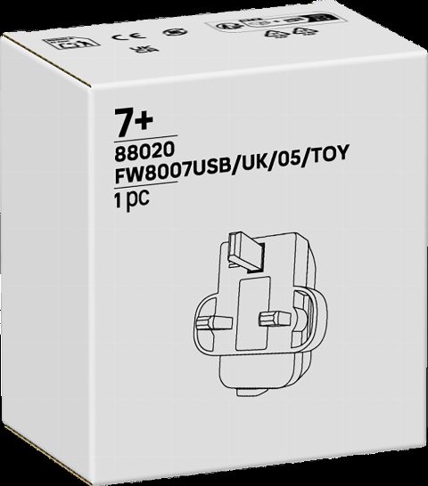 Zestaw LEGO USB Power Adapter Type G (Black) (Power Functions)