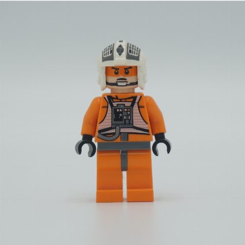 Minifigurka Dutch Vander / Rebel Pilot Y-wing, Plain Legs, Visor