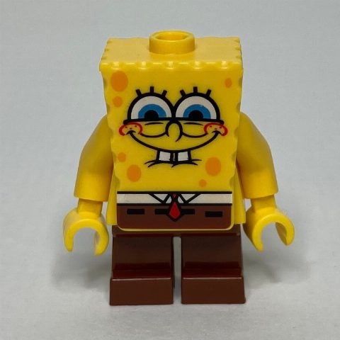 Minifigurka SpongeBob Squarepants with Smile and Red Cheeks