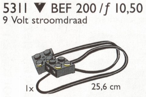 Zestaw LEGO® 9V Wires (25.6 cm) (Service Packs)