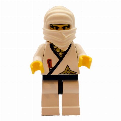 Minifigurka Ninja, White