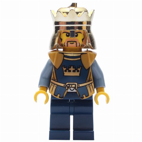 Minifigurka King, Gold Armor and Crown
