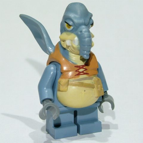 Minifigurka Watto, Printed Head, Dark Bluish Gray Hands