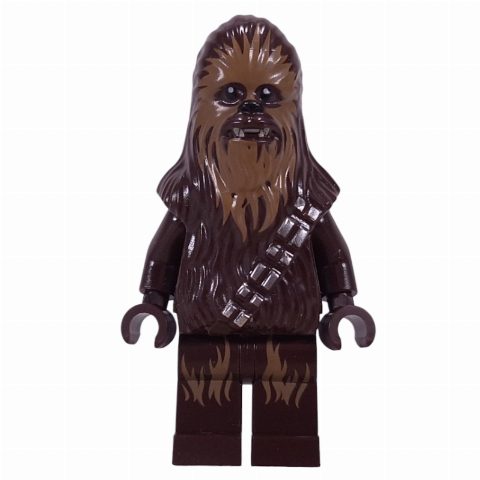 Minifigurka Chewbacca, Dark Brown - Long Lines on Legs on Inside