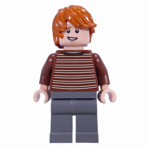 Minifigurka Ron Weasley, Reddish Brown Sweater, Dark Bluish Gray Legs