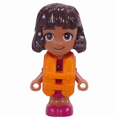 Minifigurka Alba, Magenta Dress, Life Vest