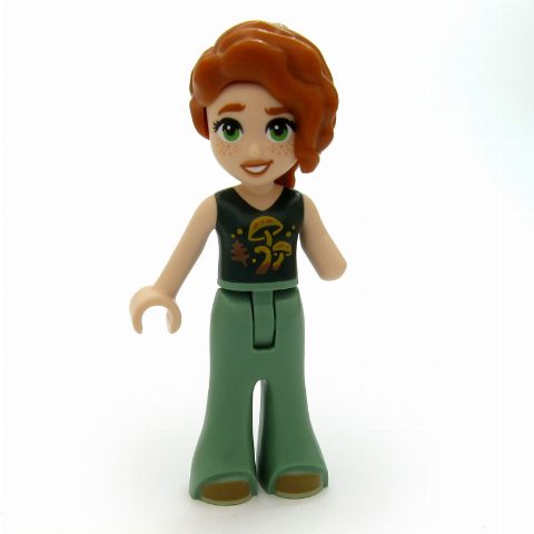 Minifigurka Autumn - Dark Green Shirt, Sand Green Pants