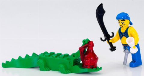 Zestaw LEGO Scurvy Dog and Crocodile (4 Juniors)