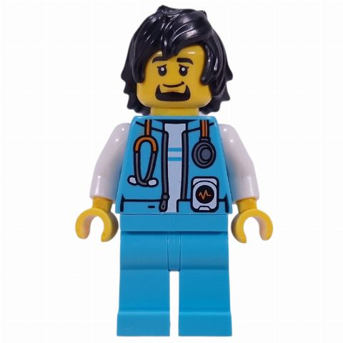 Minifigurka Ocean / Arctic Explorer, Medium Azure Suit