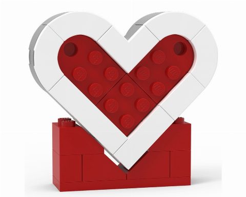 Zestaw LEGO® 5x Valentine's Hearts (Seasonal)