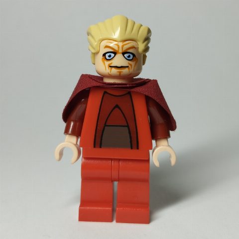 Minifigurka Chancellor Palpatine, Red Outfit (Clone Wars)