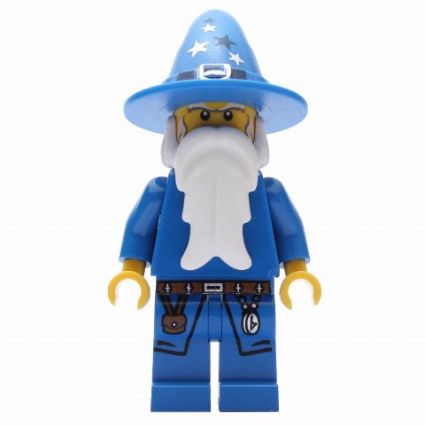 Minifigurka Wizard (Kingdoms) - Blue, 3626b