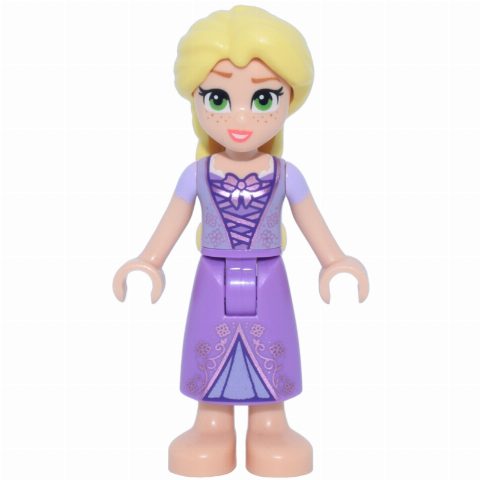Minifigurka Rapunzel, Big eyes, Flowers