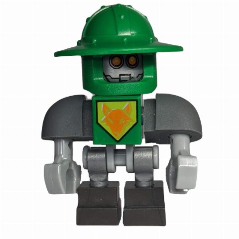 Minifigurka Aaron Bot with Green Helmet